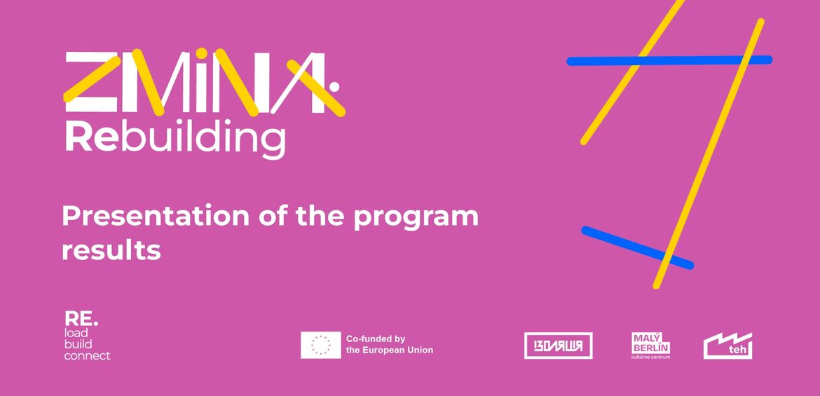 Presentation of the ZMINA: Rebuilding programme results.