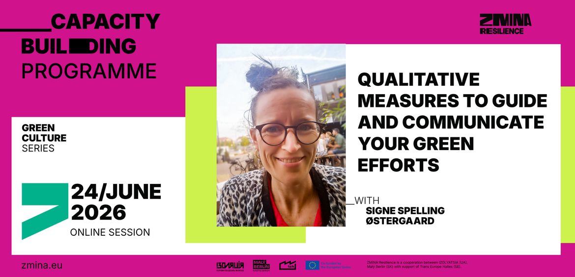 Qualitative Measures to Guide and Communicate Your Green Efforts | ZMINA:Resilience webinar #8