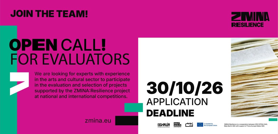 ZMINA: Resilience team is looking for evaluators