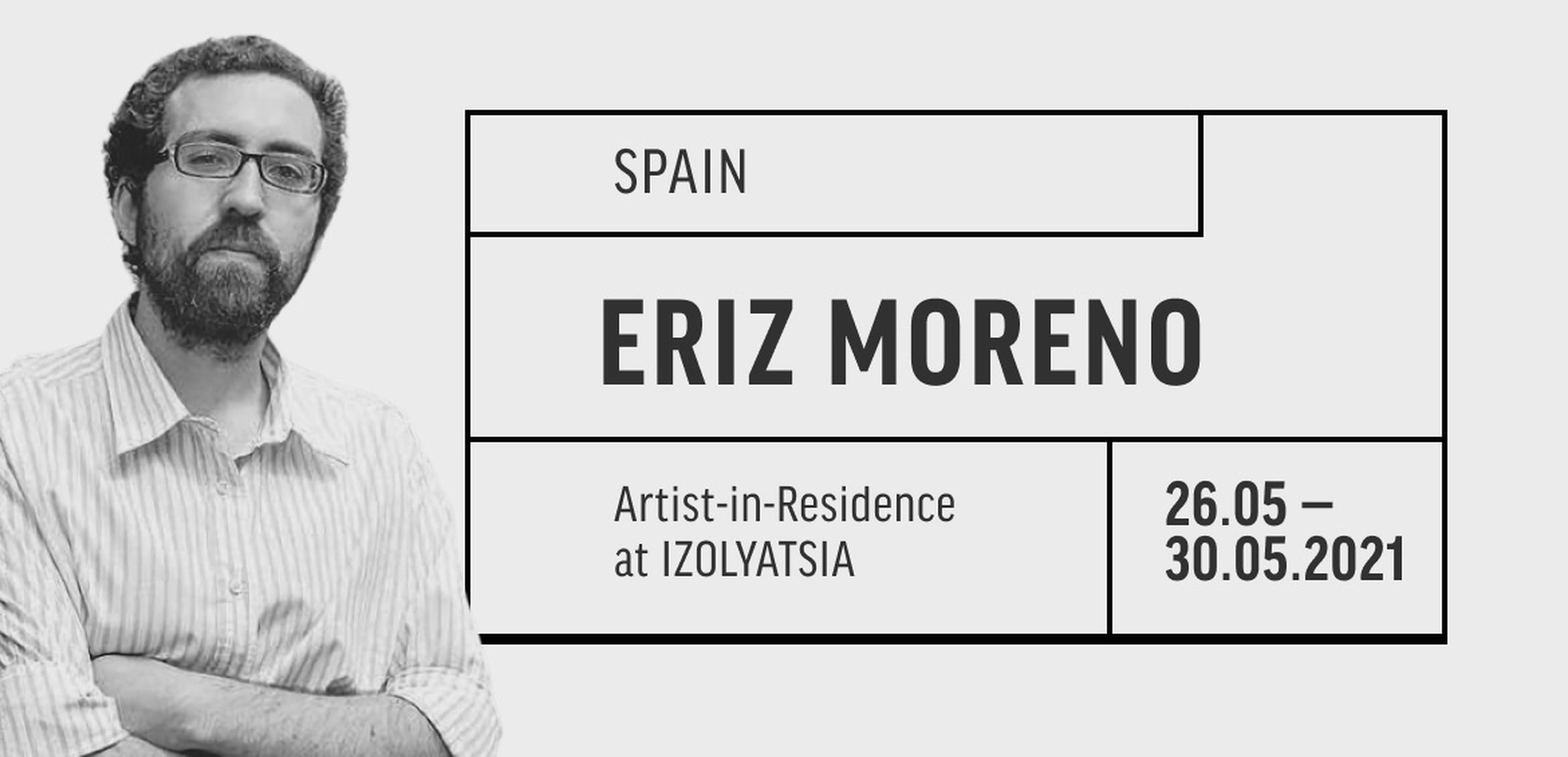 Artist Eriz Moreno in residence at IZOLYATSIA