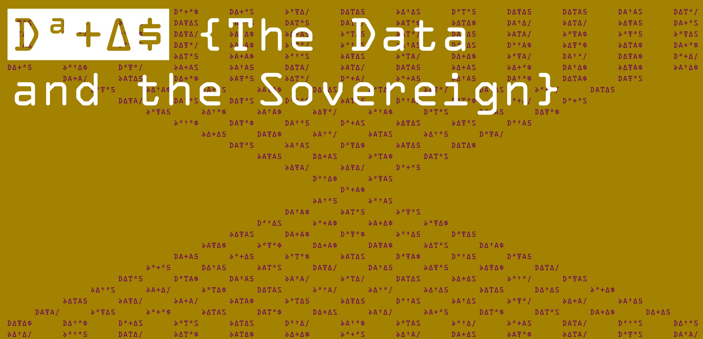 The Data and the Sovereign